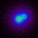 Simulated view of the Alpha Centauri binary system as it’s expected to appear through the diffractive pupil lens.